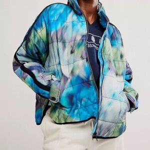 Free People Movement Pippa Printed Packable Puffer Jacket